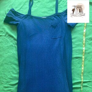 Anthropologie Cloth and Stone Blue T-Shirt Dress (large)